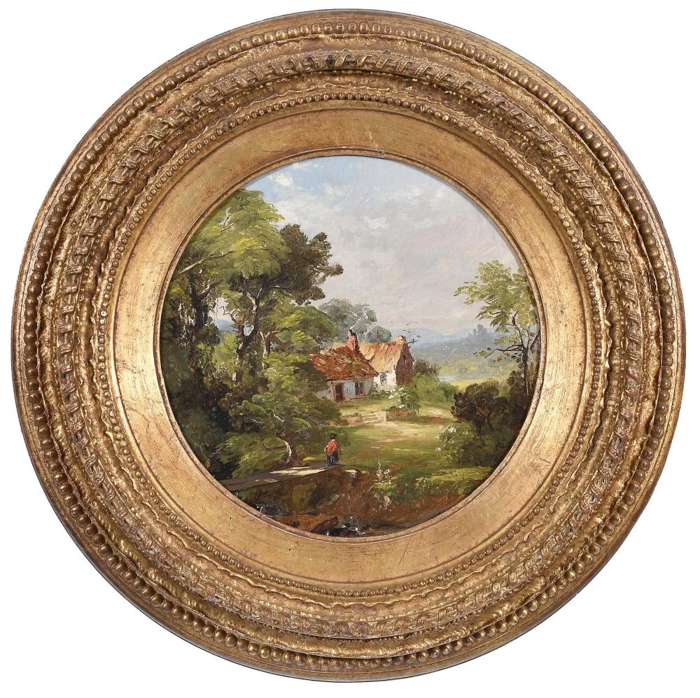 Paesaggio agricolo con fattoria, 1852